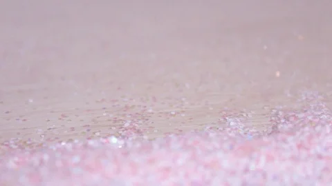 Sprinkling Glitter Stock Footage 92816557