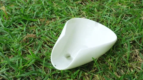 Sprinkling of tea into bowl Video stock 67994787