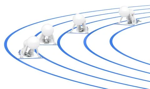 Sprint. Stock Illustration