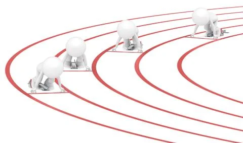 Sprint. Illustrazione stock