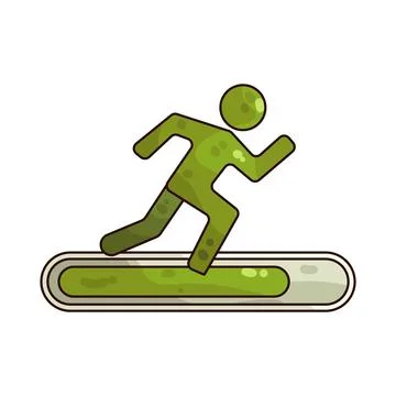 Sprint illustration Stock Illustration