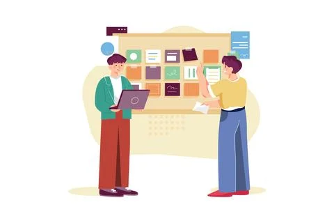 Sprint Planning Stockillustratie