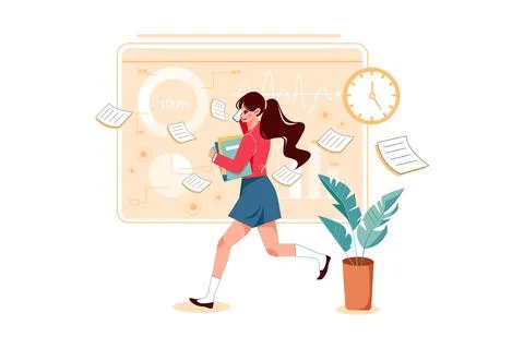 Sprint Planning 스톡 일러스트