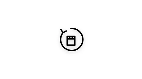 Sprint Planning Line Icon Animation Loop White Background Stock Footage 338424021
