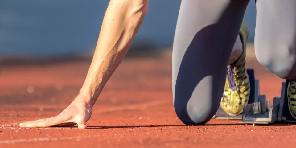 Sprint start Stock Photos