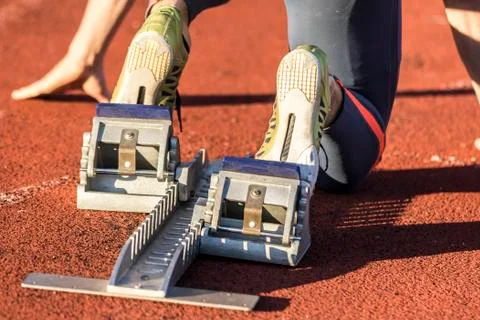 Sprint start Stock Photos