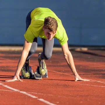 Sprint start Stock Photos