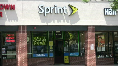 Sprint in trouble Stock Footage 135477