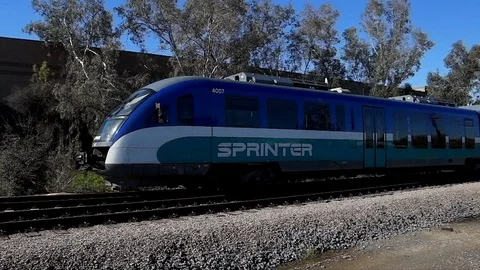 Sprinter Arriving Stock Footage 103435817