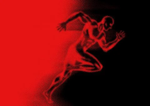 Sprinter Stock Illustration