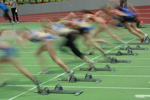 Sprintstart Stock Photos