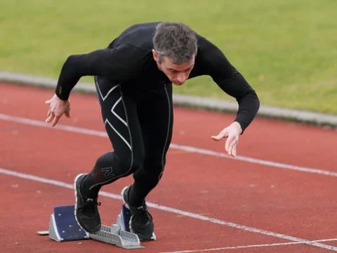 Sprintstart Stock Photos