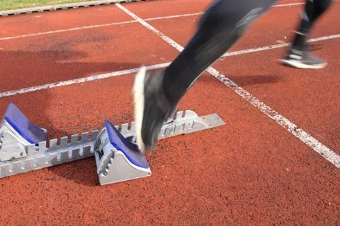 Sprintstart Stock Photos