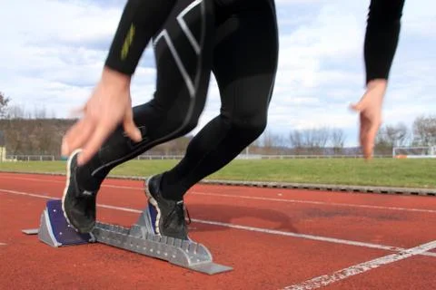 Sprintstart Stock Photos
