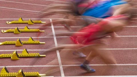 Sprintstart Stock Photos