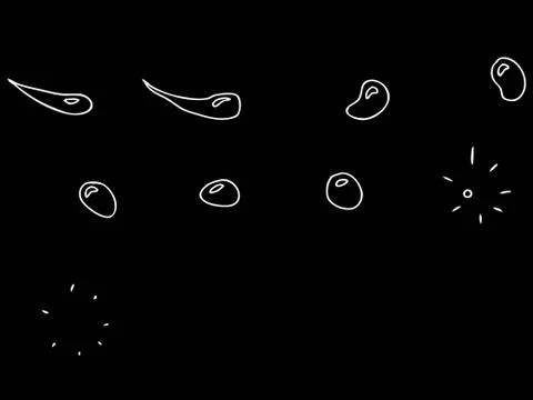 Sprite Sheets Bubble Default. Ready for games or cartoon. Stockillustratie