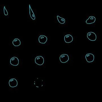 Sprite Sheets Bubble. Ready for games or cartoon. Illustrazione stock