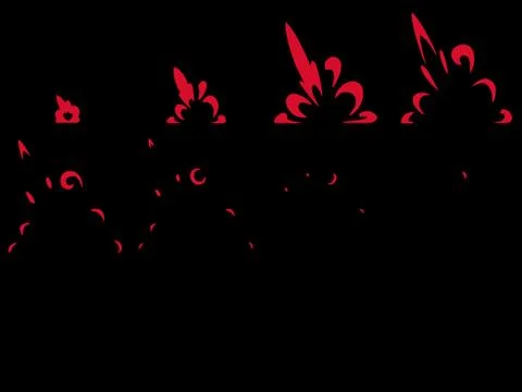 Sprite Sheets Explosion. Ready for games. Иллюстрация