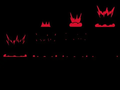 Sprite Sheets Explosion. Ready for games. Stock Illustration