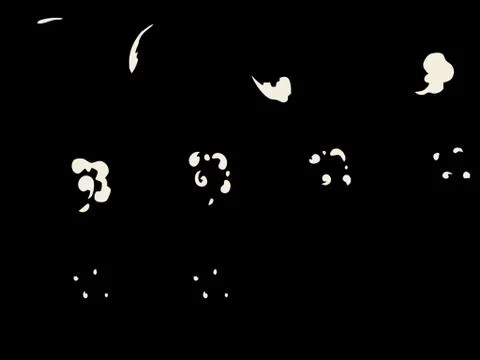 Sprite Sheets Smoke. Ready for games. Stock Illustration