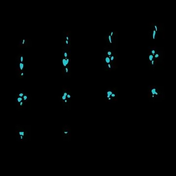 Sprite Sheets Water Bubble. Ready for games or cartoon. Stock Illustration