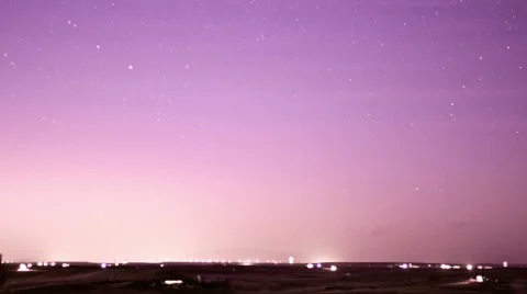 Sprites and Gravity Waves 85 km high in the atmosphere in time lapse Stock Footage 54759633