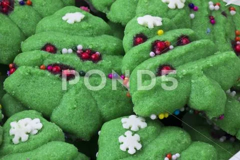 Spritz cookies Stock Photos