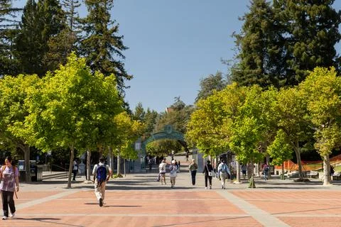 Sproul Plaza at UC Berkeley Stock Photos