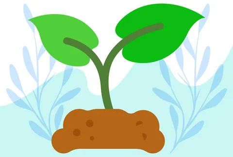 Sprout Concept Illustration Stock Illustration