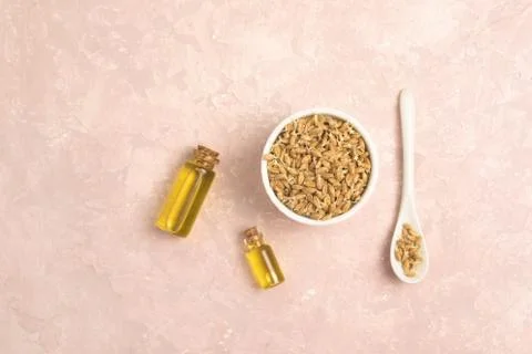 Sprouted wheat on a light background. toned Stock Photos