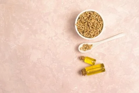 Sprouted wheat on a light background. toned Stock Photos