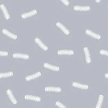 Spruce branch line seamless pattern 스톡 일러스트