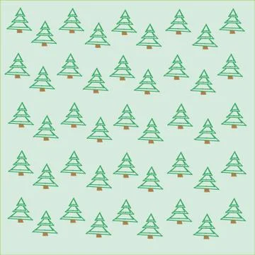 Spruce green Stock Illustration
