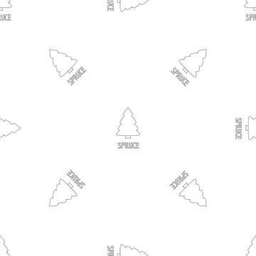 Spruce pattern seamless vector 스톡 일러스트