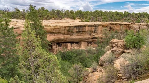 Spruce Tree House Time Lapse | Mesa Verde National Park | 7K Timelapse Stock Footage 209158106