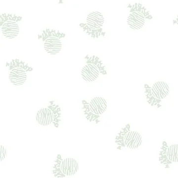 Spruce wood glyph seamless pattern Illustrazione stock