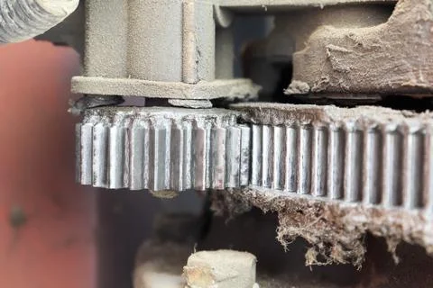 Spur Gears control 스톡 사진