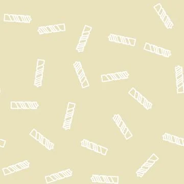 Spur wood drill bit line vector seamless pattern Stock Illustration