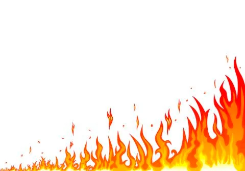 Spurts of flame Stock-Illustration