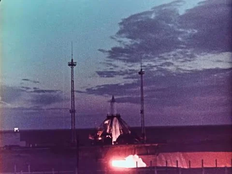 Sputnik 1 before launch Stock Photos