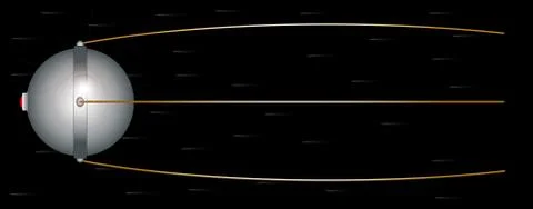 Sputnik Stock Illustration
