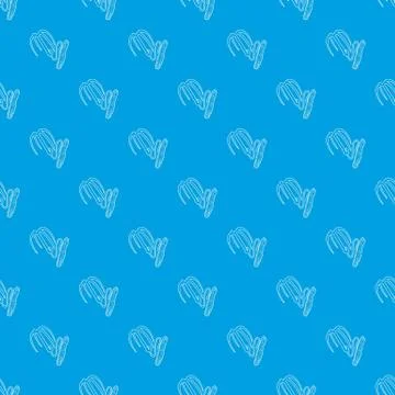 Spy equipment pattern vector seamless blue 스톡 일러스트