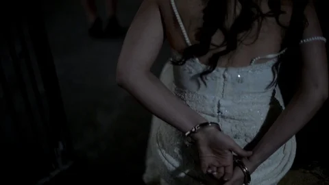 Spy games in Budapest on the bridge Iconic Chain Bridge Of Budapest Stock Footage 106424924