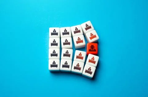 The spy interferes with the work of state institutions. Corruption, bribery.. Stock Photos