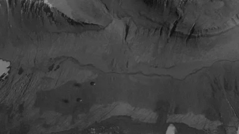 Spy Satellite Detects Two UAP's over Antarctica Stock Footage 263512954