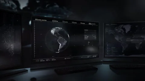 Spy Starts International Tracking System To Find Position Of Army Air Base Stock Footage 304700825