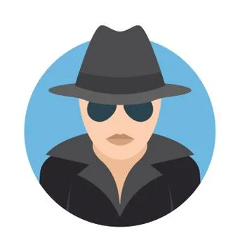 Spy Vector Illustration Stock Illustration