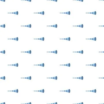 Spyglass seamless pattern for discovery and adventure Stock Illustration