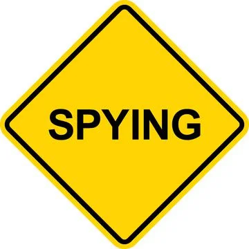 Spying sign. Stock Illustration