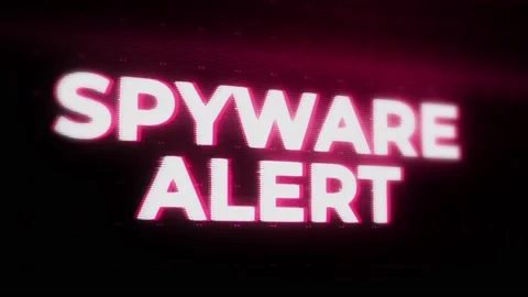 SPYWARE ALERT Warning Alert Error Message flashing on Screen, Computer system Stock Footage 219203862